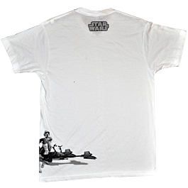 Star Wars - Scout Troopers on Speederbikes White Male T-Shirt