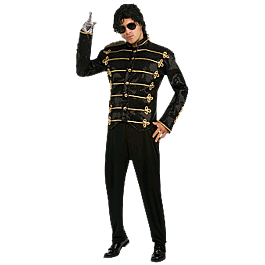 Michael Jackson - Michael Jackson Military Jacket Deluxe Adult Costume ...