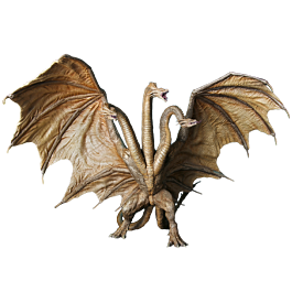 Godzilla: King of the Monsters (2019) | King Ghidorah 15” Vinyl Statue ...