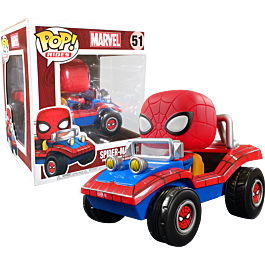 spiderman in car funko pop