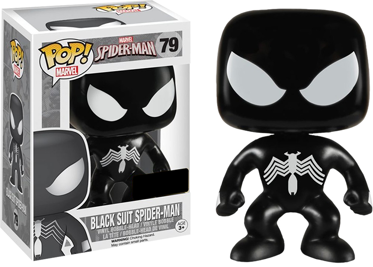 Spider Man | Black Suit Spider-Man Pop! Vinyl Figure | Funko | Popcultcha