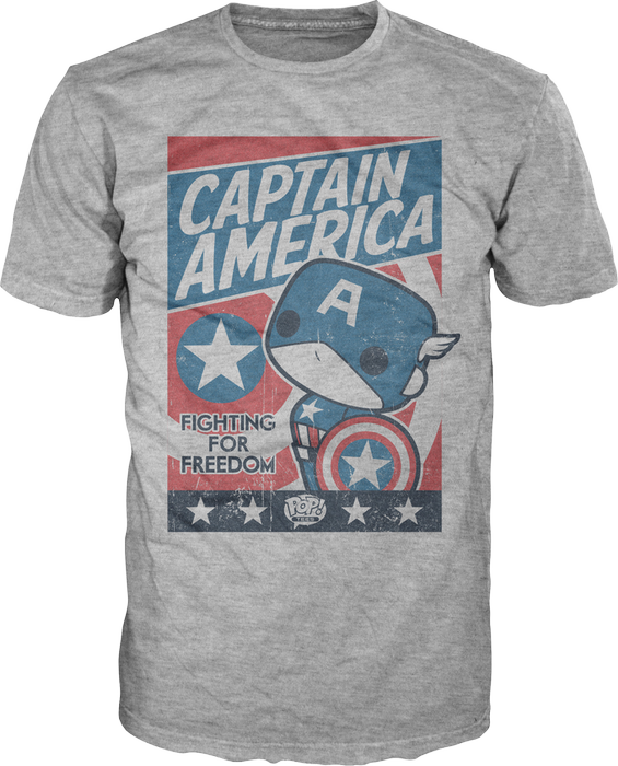 captain america pop tee