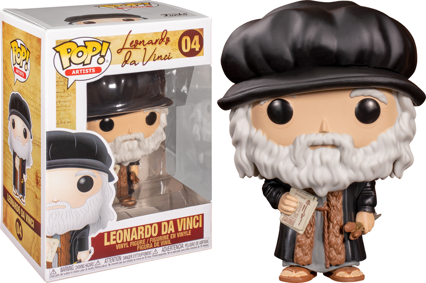 Leonardo da Vinci Leonardo da Vinci Funko Pop Vinyl Figure