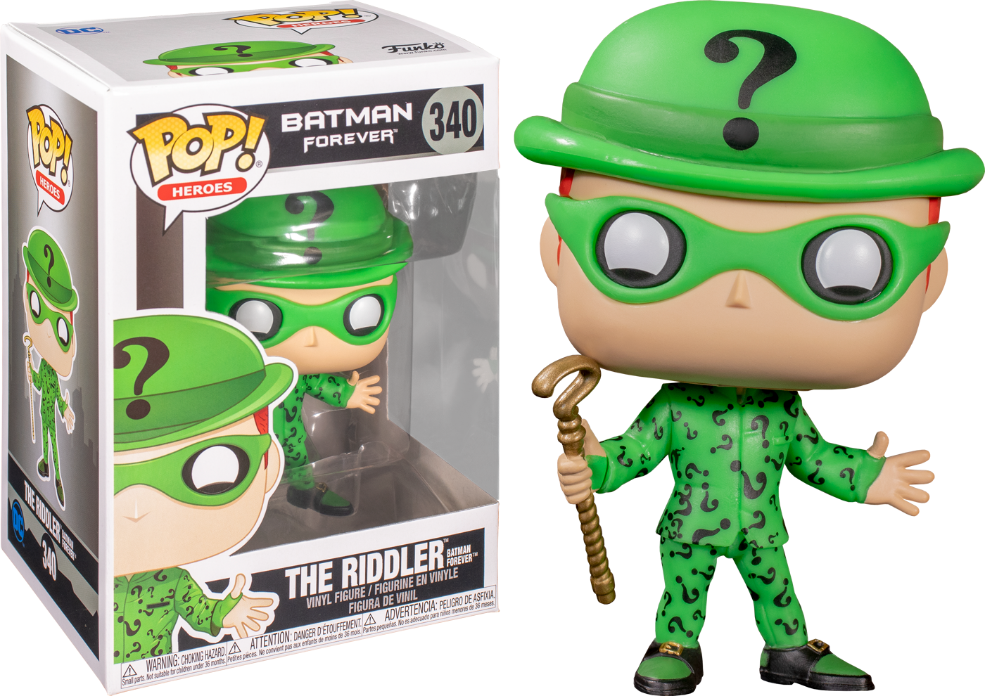 Batman Forever | Riddler Funko Pop! Vinyl Figure | Popcultcha