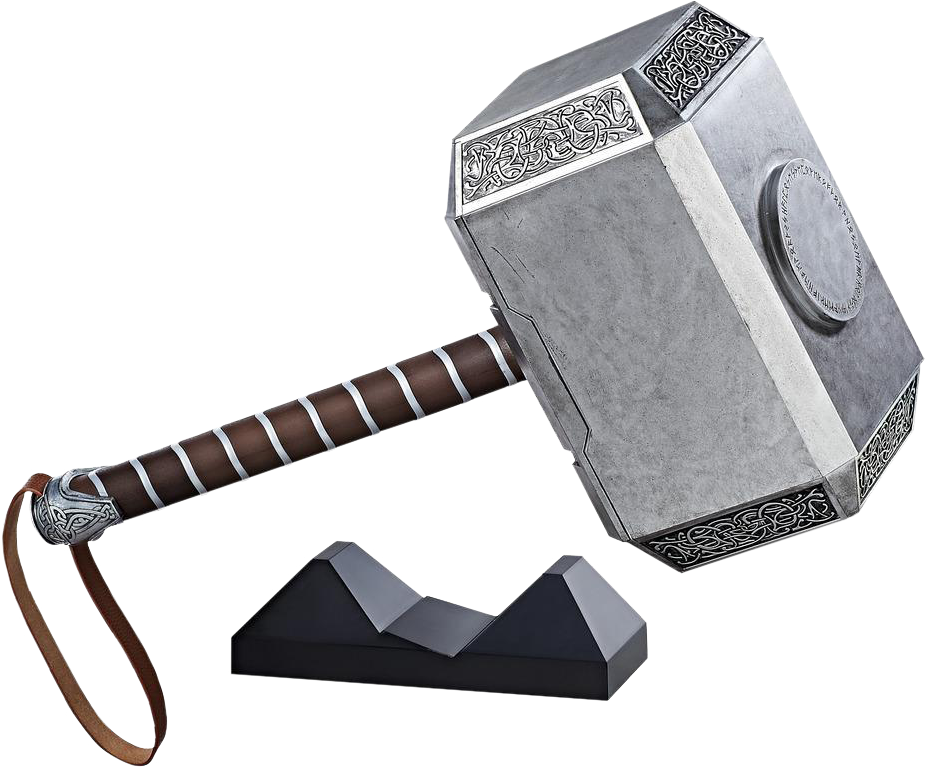 Thor - Mjolnir Hammer Legends Series 1:1 Scale Life-Size Electronic Prop Replica by Hasbro | Popcultcha