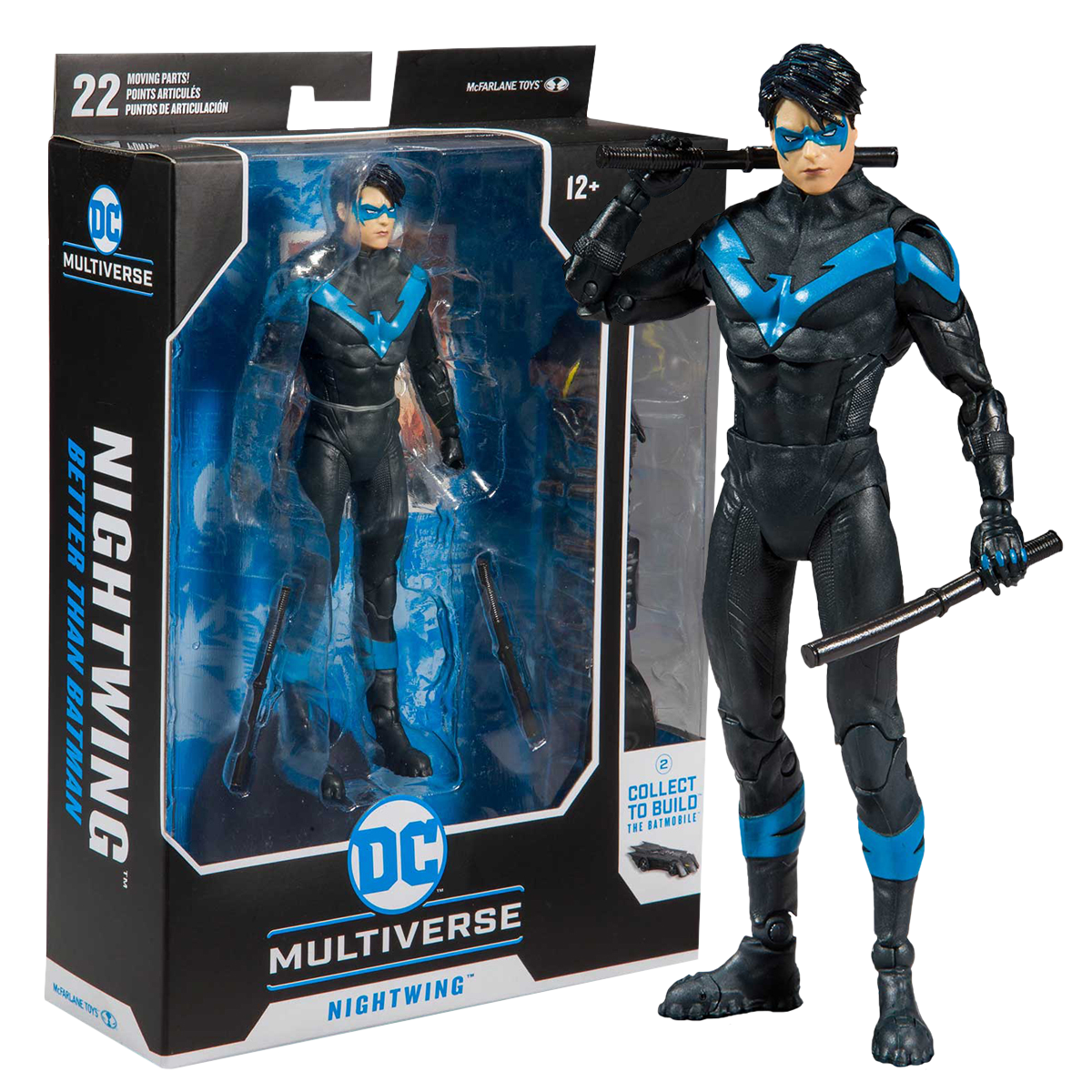 Batman | Nightwing DC Multiverse 7” Action Figure by McFarlane | Popcultcha