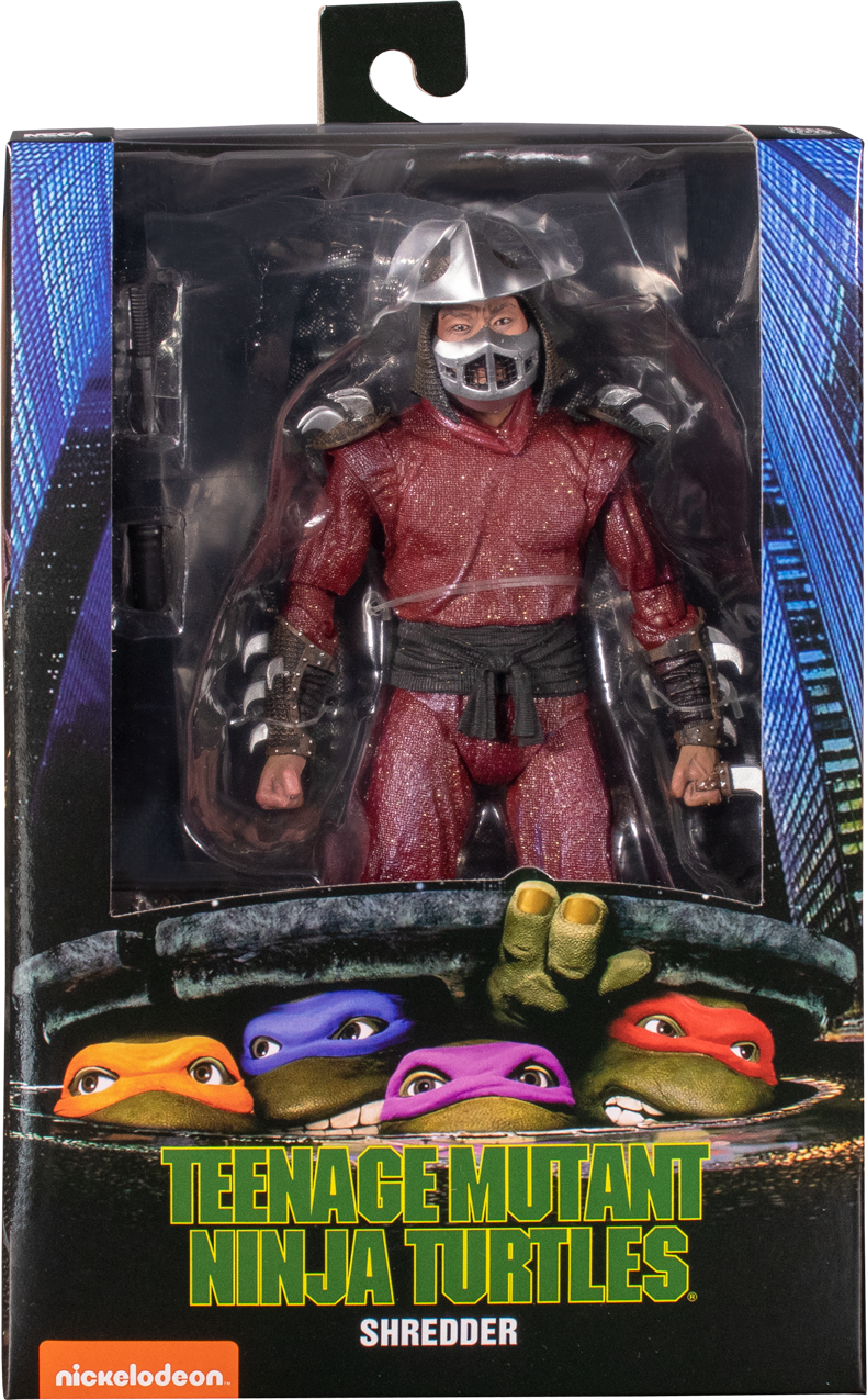 Teenage Mutant Ninja Turtles (1990), Shredder 7” Action Figure by NECA