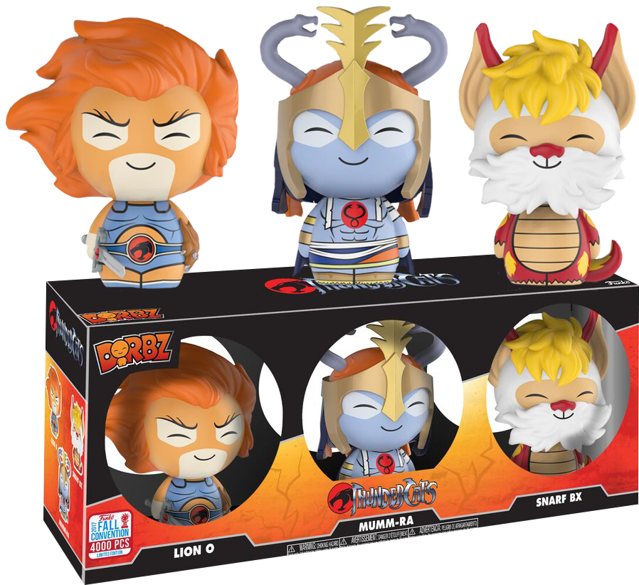 Thundercats | Lion-O, Mumm-Ra & Snarf BX Dorbz Vinyl Figure 3-Pack