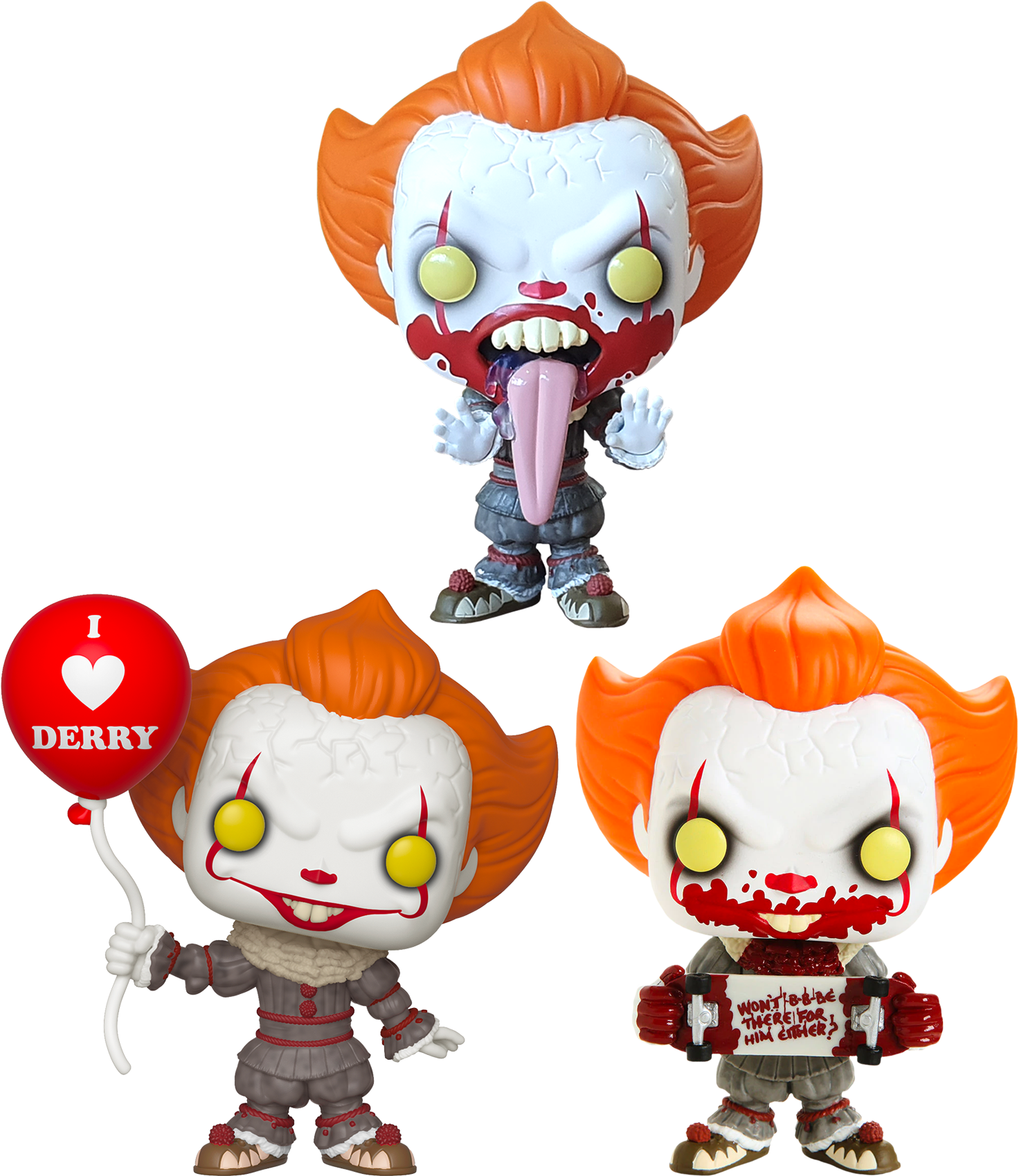 Uitgaand diefstal Mevrouw It: Chapter Two | Bloody Pennywise with Skateboard & Balloon Funko Pop!  Vinyl Figure (Popcultcha Exclusive) | Popcultcha