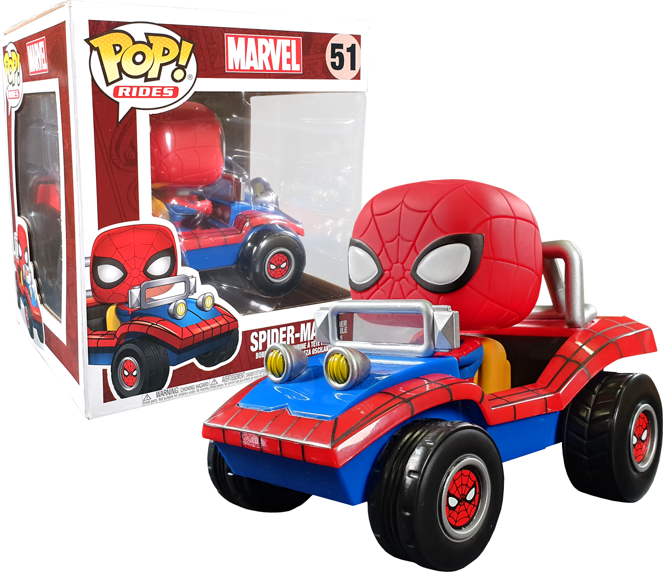 Spider-Man with Spider Mobile Funko Pop! Rides Vinyl Figure | Popcultcha