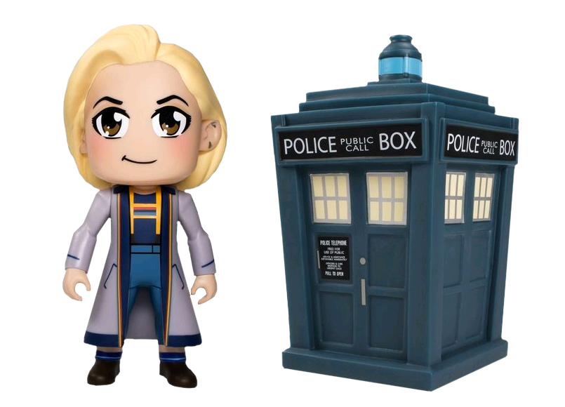 Doctor Who 13th Doctor TARDIS Kawaii 3 Vinyl Figure 2 Pack by
