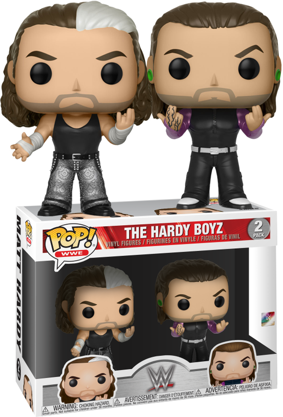 WWE Hardy Boyz Funko Pop Vinyl Figure 2 Pack Popcultcha