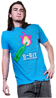 J!nx - 8-Bit Revolution Premium Turquoise Male T-Shirt