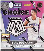 NBA Basketball - 2021/22 Panini Mosaic Choice Basketball Trading Cards Box (1 Pack / 8 Cards)