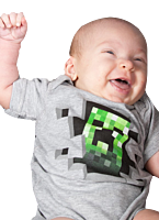 Minecraft - Creeper Inside Baby Creeper Jumpsuit/Onesie