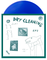 Dry Cleaning - Boundary Road Snacks and Drinks / Sweet Princess EPs LP Vinyl Record (Indie Exclusive Transparent Blue Coloured Vinyl)