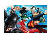 Justice League - JLA Liberty and Justice: Liberate Fine Art Print by Alex Ross