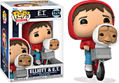 E.T. The Extra-Terrestrial - Elliott with E.T. in Bike Basket 40th Anniversary Pop! Vinyl Figure