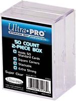 Ultra Pro - 2 Piece Plastic Box 50 Count (2 Pack)