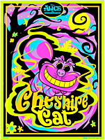 Alice in Wonderland - Cheshire Cat Blacklight Pop! Poster (Funko / Popcultcha Exclusive)