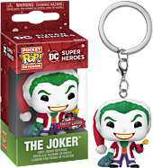 Batman - Joker as Santa Holiday Pocket Pop! Vinyl Keychain