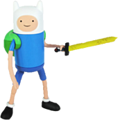 Adventure Time - Finn 5" Stretchy Action Figure