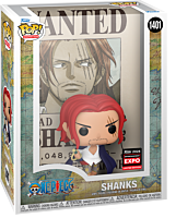 One Piece - Shanks Wanted Poster Pop! Covers Vinyl Figure (2024 Entertainment Expo Convention Exclusive) (Popcultcha Exclusive)