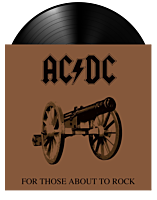 AC/DC - For Those About To Rock (We Salute You) LP Vinyl Record