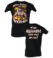 Hulk Hogan - Runs Wild Black Male T-shirt 1
