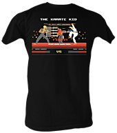 Karate Kid - 64 Bit Fight Black Male T-Shirt 1