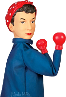 Archie McPhee - Rosie the Riveter Punching Puppet