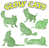 Archie McPhee - Glow Cats Figure (Lucky Dip)