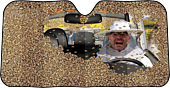 Archie McPhee - Car Full of Bees Car Sunshade
