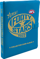 AFL Football - 2022 Select AFL Footy Stars Collector Vinyl Album (with Pages & 2 Booster Packs)