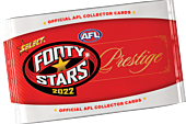 AFL Football - 2022 Select AFL Footy Stars Prestige Trading Cards Booster Pack (8 Cards)