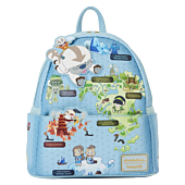 Avatar: The Last Airbender - Map of the Four Nations 10" Faux Leather Mini Backpack