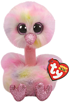 Beanie Boos - Avery the Multicolour Ostrich 6" Plush | Popcultcha