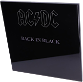 AC/DC - Back in Black Crystal Clear Picture by Nemesis Now