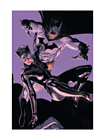 Batman - The Bat and The Cat Fine Art Print by Clay Mann