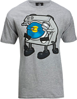 Kidrobot - T-Shirt Bent World Tables Gray Male 1