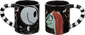 The Nightmare Before Christmas - Jack and Sally 3D Sculpted Ceramic Mug 2-Pack