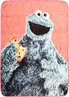 Sesame Street - Cookie Monster Plush Throw Blanket