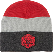 Dungeons & Dragons - D20 Marled Stripe Beanie (One-Size)