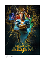 Black Adam - Black Adam Fine Art Print by Chris Christodoulou