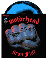Motorhead - Iron Fist 40th Anniversary LP Vinyl Record (Black & Blue Swirl Vinyl)