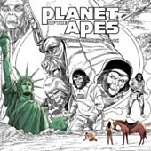 Planet of the Apes - Adult Colouring Book Paperback