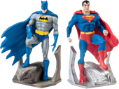 Justice League - Batman and Superman Resin Bookend Set