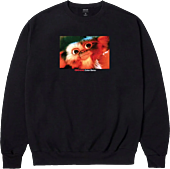Gremlins - Gremlins x Color Bars Coming Soon Black Crewneck Sweatshirt