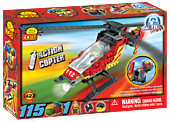 Action Town - 115 Piece Fire Action Copter