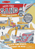 Melissa and Doug | Mess Free Construction Sand Foam Stickers | Popcultcha | Cultcha Kids